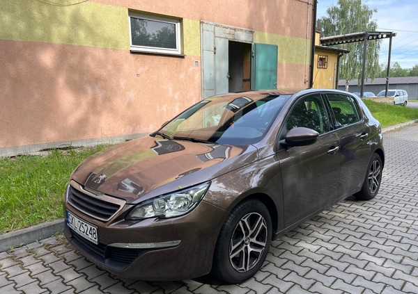 Peugeot 308 cena 27000 przebieg: 260000, rok produkcji 2014 z Sosnowiec małe 121